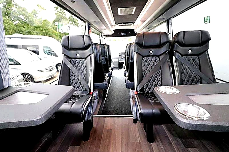 16 seat mini coach interior